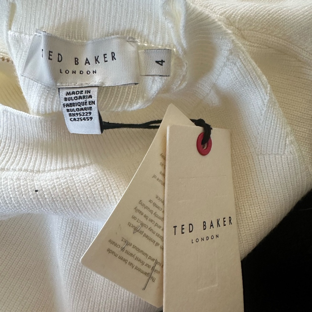 Ted baker katyyd mini moackabe tweed sweater dress NO OFFERS CONSIDERED - Picture 6 of 10